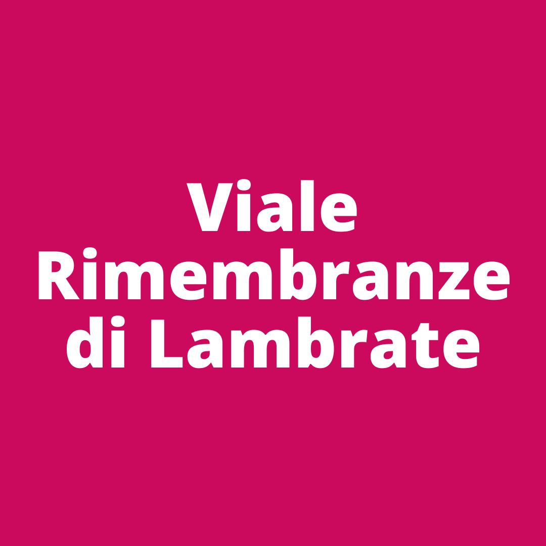 viale rimembranze lambrate
