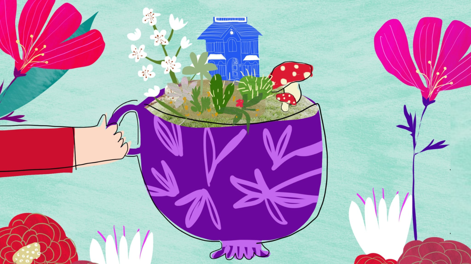 microgiardini in tazza